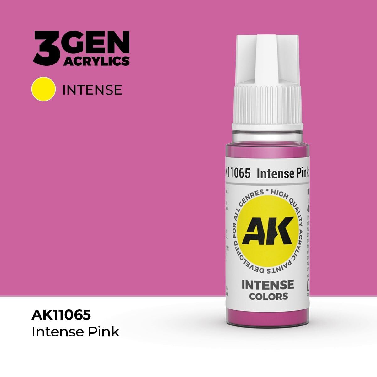 AK 11065 17 ml. Intense Pink, 3GEN Akrilik Model Boyası