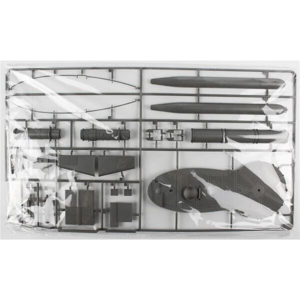 Border BS-001 1/35 Ölçek, DKM Type VII-C U-Boat Güverte Kesiti, Plastik Model Kiti