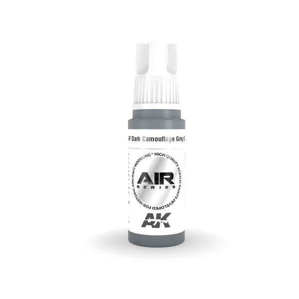AK 11855 17 ml. RAF Dark Camouflage Grey BS381C/629, Aircraft Serisi 3GEN Akrilik Model Boyası