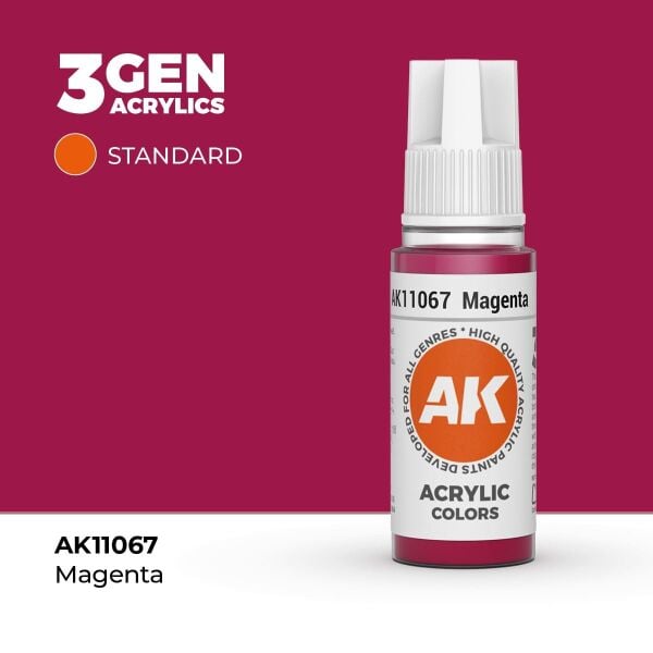 AK 11067 17 ml. Magenta, 3GEN Akrilik Model Boyası