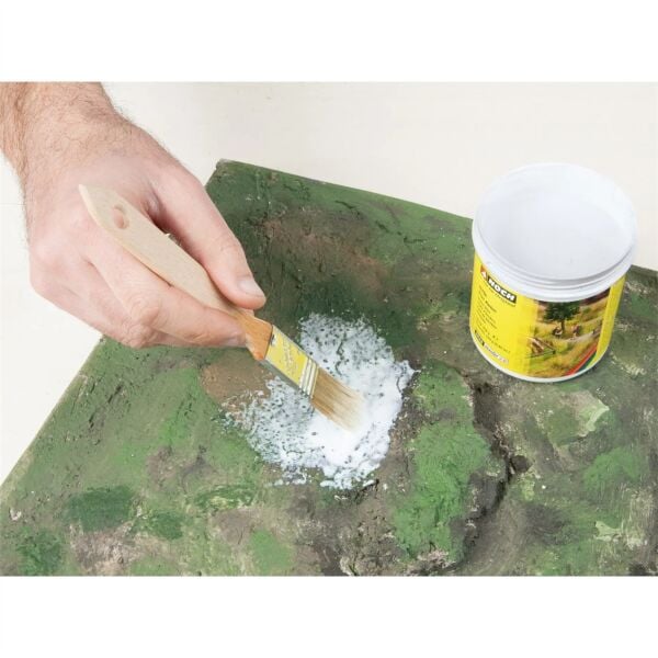 Noch 7120 Statik Çayır Dokusu, Koyu Yeşil, 9mm. 50 gram, Diorama Malzemesi