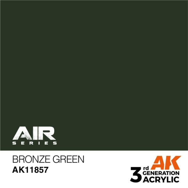 AK 11857 17 ml. Bronze Green, Aircraft Serisi 3GEN Akrilik Model Boyası