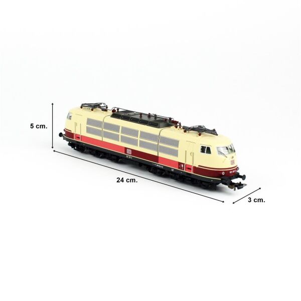 Piko (Expert) 51689 1/87 Ölçek, BR 103, DB AG 5.Dönem, DSS PluX22 Dekoderli, Model Tren Elektrikli Lokomotifi
