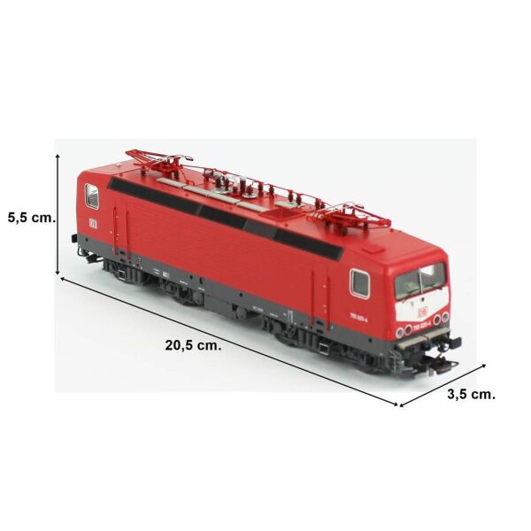 Piko (Expert) 51722 1/87 Ölçek, 755 025, DB AG 5.Dönem, PluX22 Dekoderli ve Sesli, Model Tren Elektrikli Lokomotifi