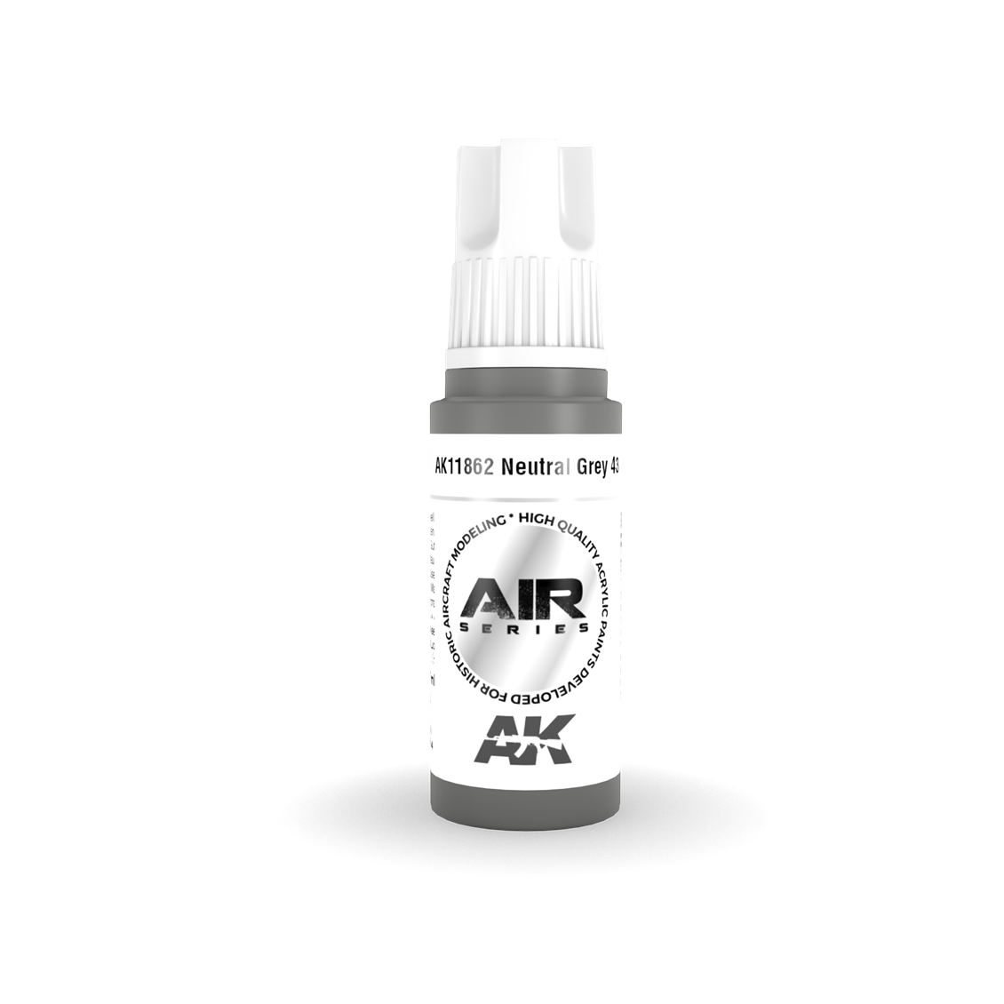 AK 11862 17 ml. Neutral Grey 43, Aircraft Serisi 3GEN Akrilik Model Boyası