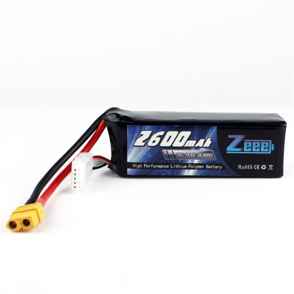 Zeee Power 4S, 14.8 Volt, 2600 mAh, 70C, XT60 Fişli, Li-Po Pil Grubu