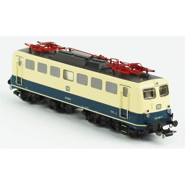 Piko (Expert) 51910 1/87 Ölçek, 140 beigeblau, DB 4.Dönem, PluX22 Dekoderli ve Sesli, Model Tren Elektrikli Lokomotifi