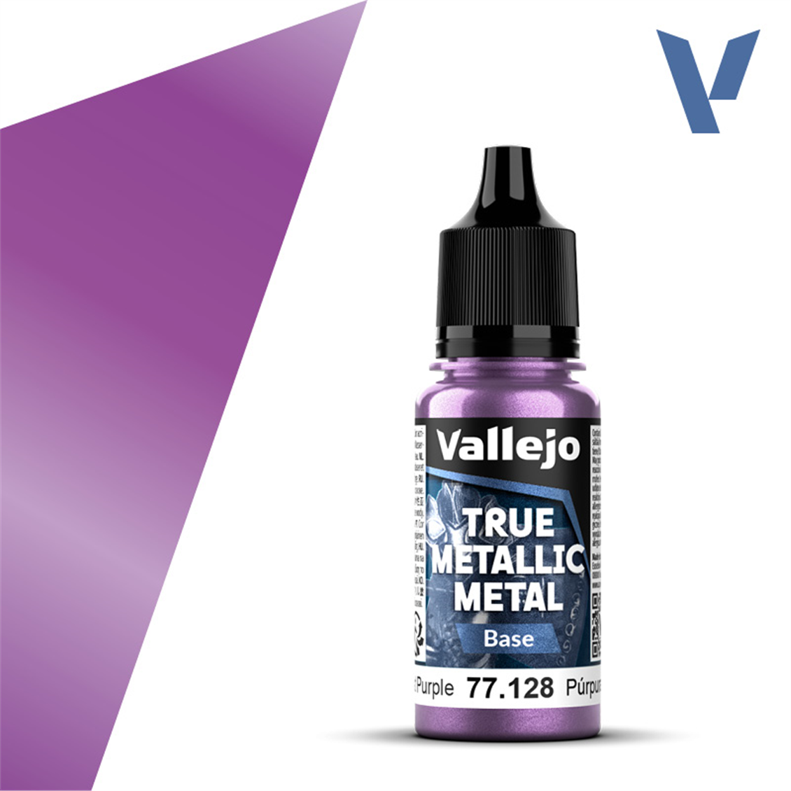 Vallejo 77128 18 ml. Amethyst Purple, Base, True Metallic Metal (TMM) Serisi Model Boyası