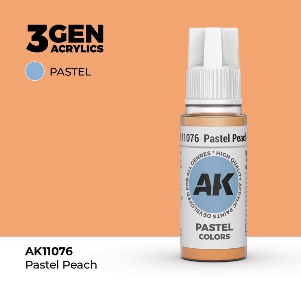 AK 11076 17 ml. Pastel Peach, 3GEN Akrilik Model Boyası
