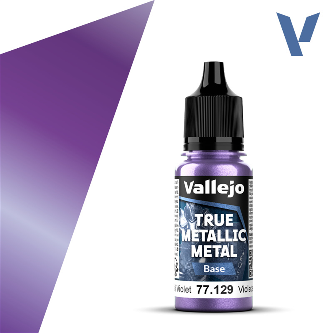 Vallejo 77129 18 ml. Celestial Violet, Base, True Metallic Metal (TMM) Serisi Model Boyası