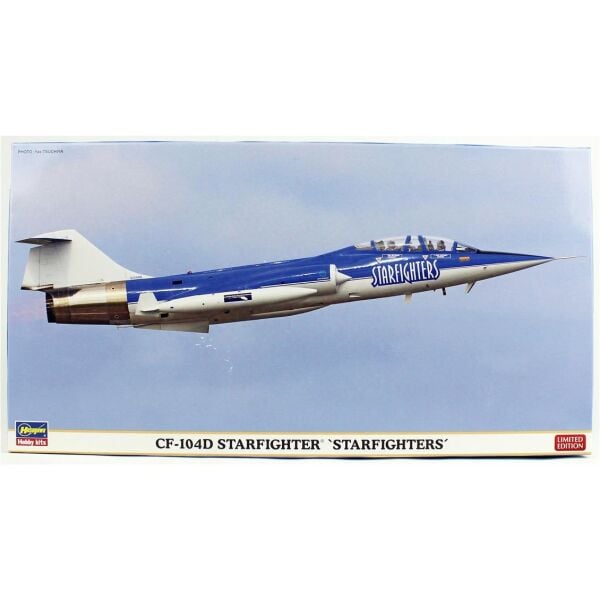 Hasegawa 7544 1/48 Ölçek, CF-104D Starfighter (Starfighters), Savaş Uçağı Plastik Model Kiti