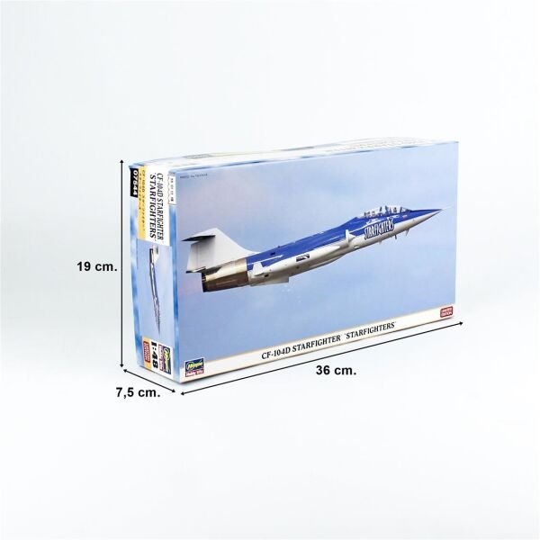 Hasegawa 7544 1/48 Ölçek, CF-104D Starfighter (Starfighters), Savaş Uçağı Plastik Model Kiti