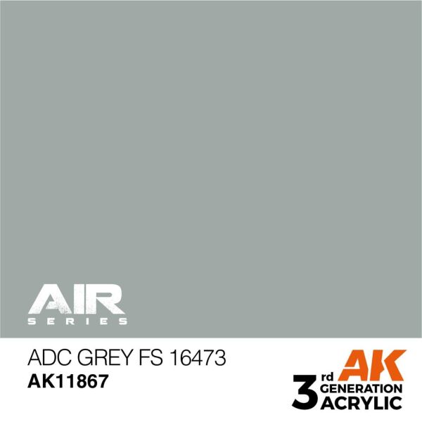 AK 11867 17 ml. ADC Grey FS 16473, Aircraft Serisi 3GEN Akrilik Model Boyası