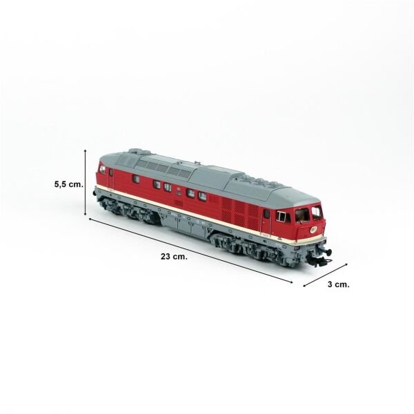 Piko (Expert) 52765 1/87 Ölçek, BR 142, DR 4.Dönem, DSS PluX22 Dekoderli, Model Tren Dizel Lokomotifi
