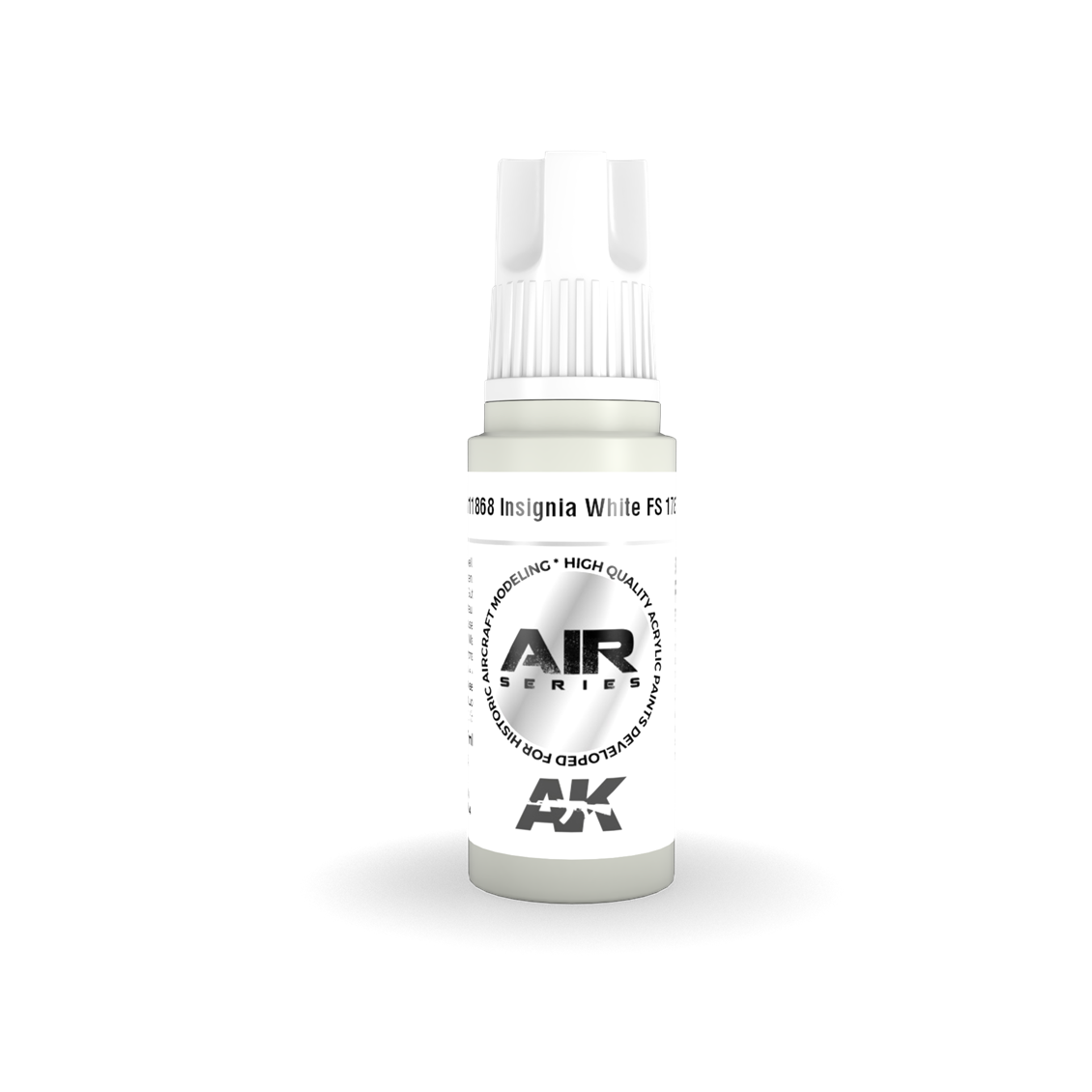 AK 11868 17 ml. Insignia White FS 17875, Aircraft Serisi 3GEN Akrilik Model Boyası