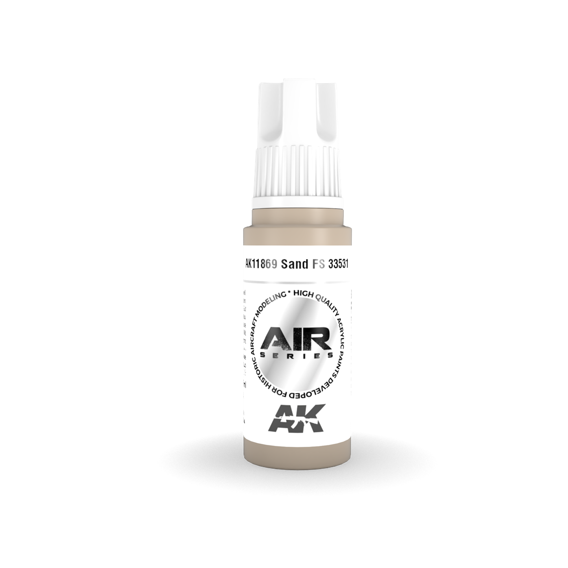 AK 11869 17 ml. Sand FS 33531, Aircraft Serisi 3GEN Akrilik Model Boyası