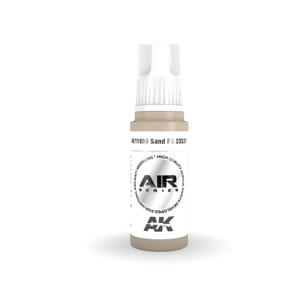 AK 11869 17 ml. Sand FS 33531, Aircraft Serisi 3GEN Akrilik Model Boyası