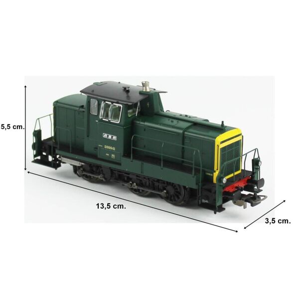 Piko (Expert) 52838 1/87 Ölçek, Rh 80, SNCB 3.Dönem,  PluX22 Dekoderli ve Sesli, Model Tren Dizel Lokomotifi