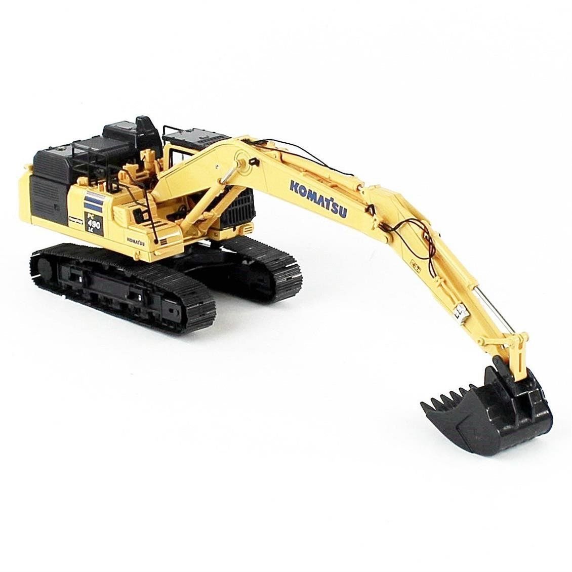 Universal Hobbies UH8120 1/50 Ölçek, Komatsu PC490 LC-11 Ekskavatör, Sergilemeye Hazır Metal İş Makinası Modeli