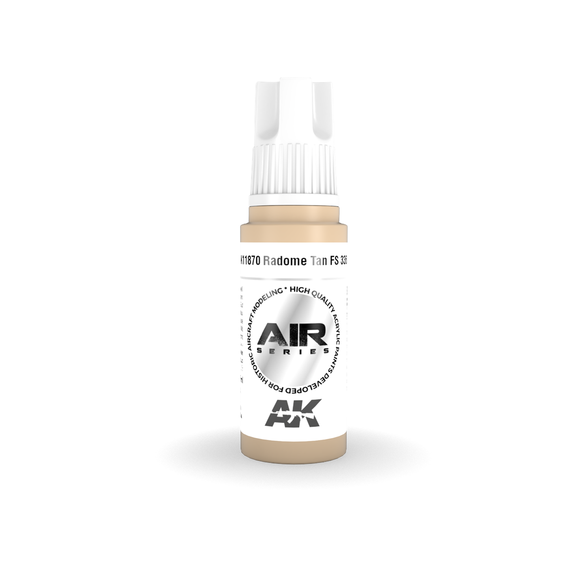 AK 11870 17 ml. Radome Tan FS 33613, Aircraft Serisi 3GEN Akrilik Model Boyası