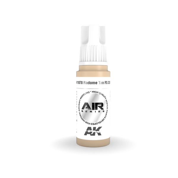 AK 11870 17 ml. Radome Tan FS 33613, Aircraft Serisi 3GEN Akrilik Model Boyası