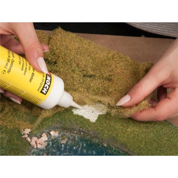 Noch 7290 Çayır Dokulu Folyaj, Sarı-Yeşil, 20x23 cm., Diorama Malzemesi