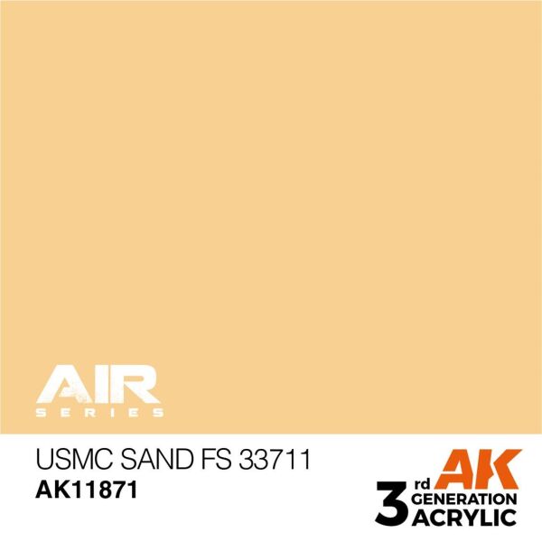 AK 11871 17 ml. USMC Sand FS 33711, Aircraft Serisi 3GEN Akrilik Model Boyası