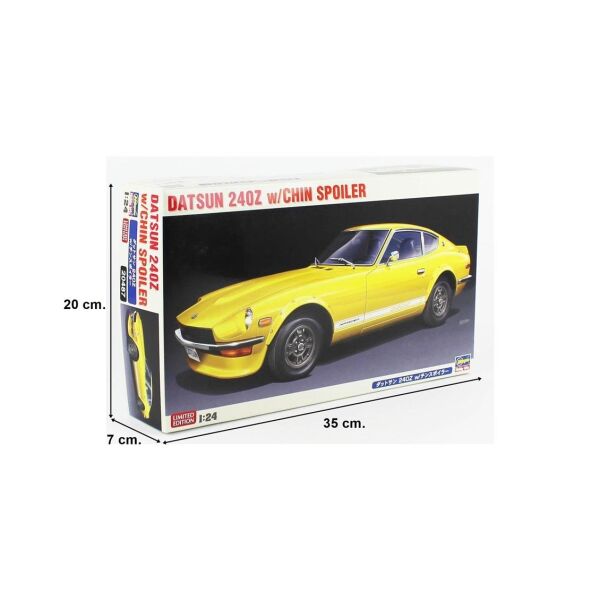 Hasegawa 20487 1/24 Ölçek, Datsun 240Z, Tampon altı Rüzgarlık ile, Otomobil Plastik Model Kiti