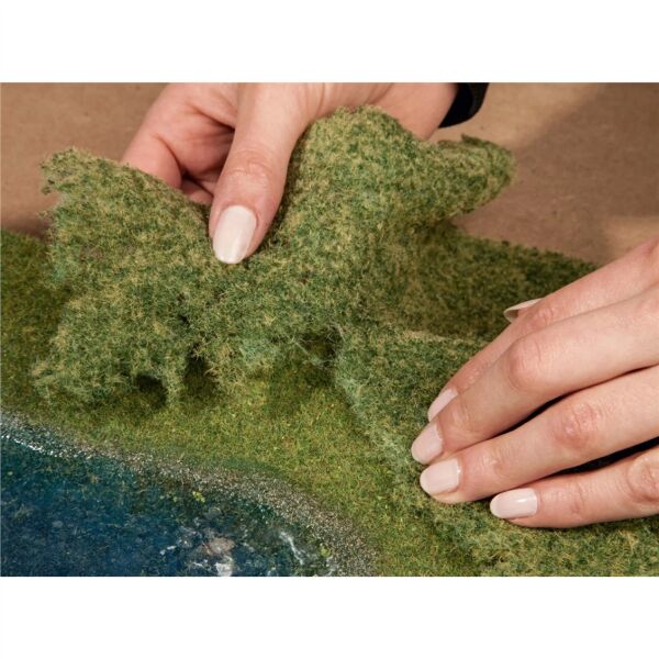 Noch 7291 Çayır Dokulu Folyaj, Yeşil Tonları, 20x23 cm., Diorama Malzemesi