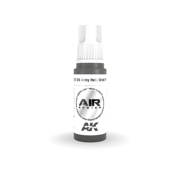 AK 11872 17 ml. US Army Helo Drab FS 34031, Aircraft Serisi 3GEN Akrilik Model Boyası