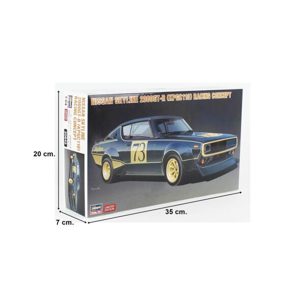 Hasegawa 20642 1/24 Ölçek, Nissan Skyline 2000GT-R (KPGC110) Yarış Konsepti, Otomobil Plastik Model Kiti