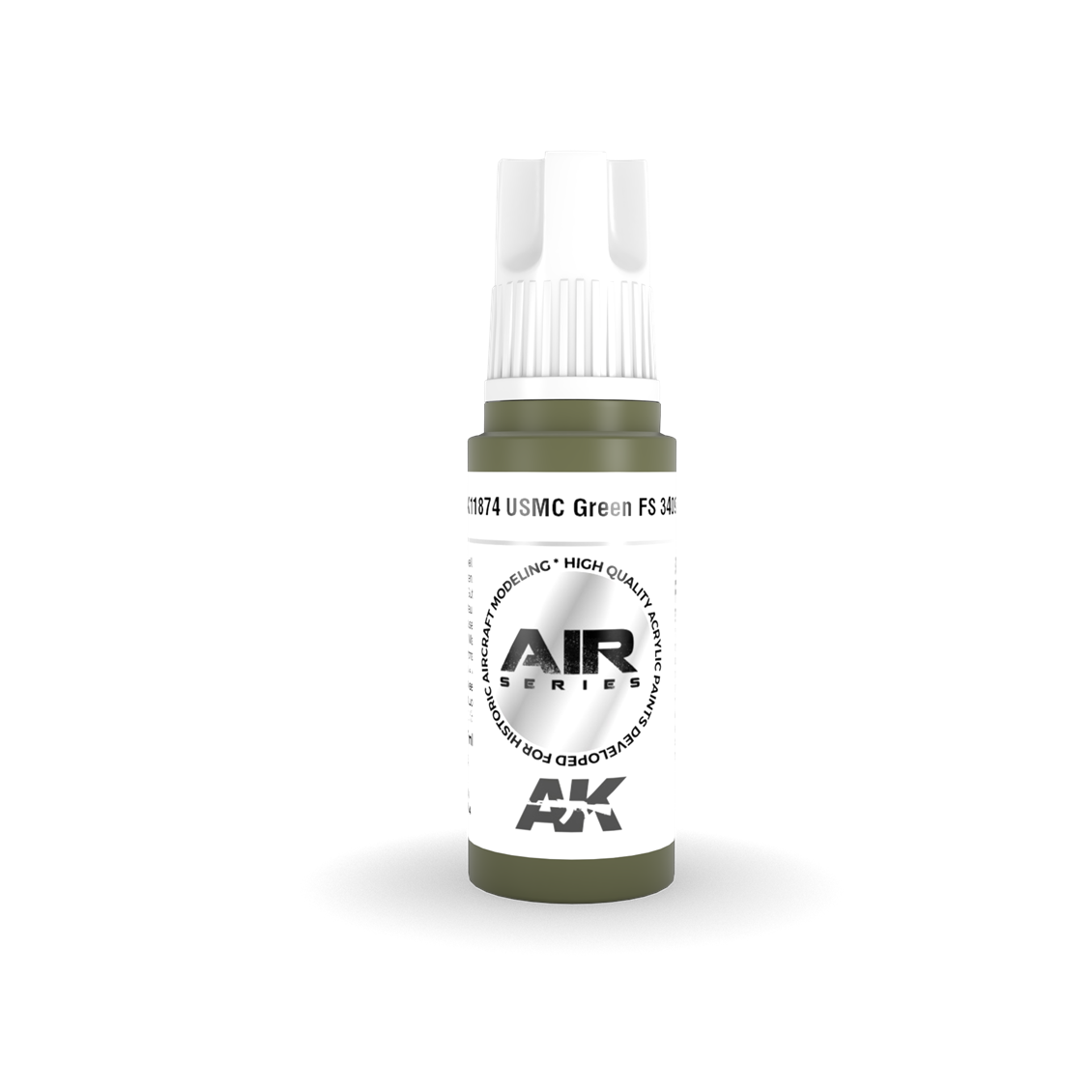 AK 11874 17 ml. USMC Green FS 34095, Aircraft Serisi 3GEN Akrilik Model Boyası