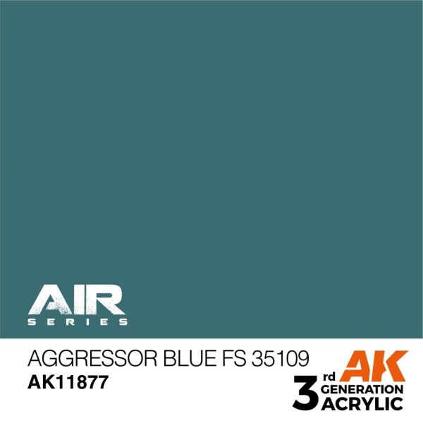 AK 11877 17 ml. Aggressor Blue FS 35109, Aircraft Serisi 3GEN Akrilik Model Boyası