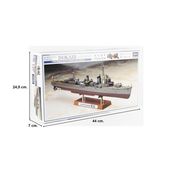 Hasegawa  40069 1/350 Ölçek, Type Koh IJN Isokaze Destroyer, Plastik Model Kiti
