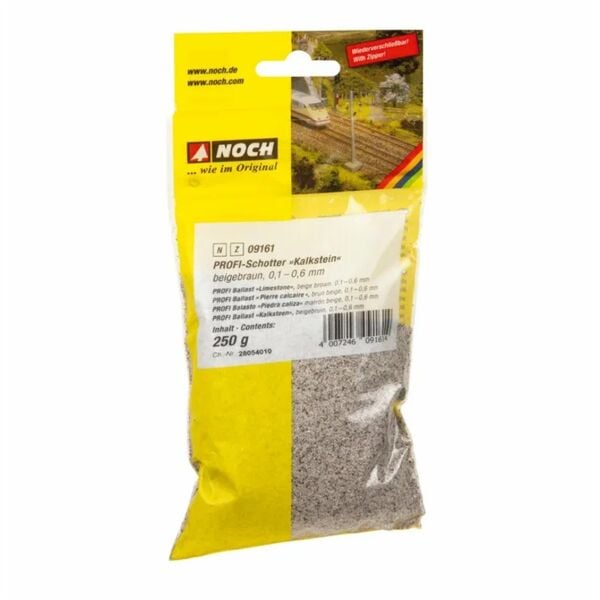 Noch 9161 1/160 Ölçek, Kireç Taşları, Bej-Kahve Tonları, 250 Gram, Diorama Malzemesi