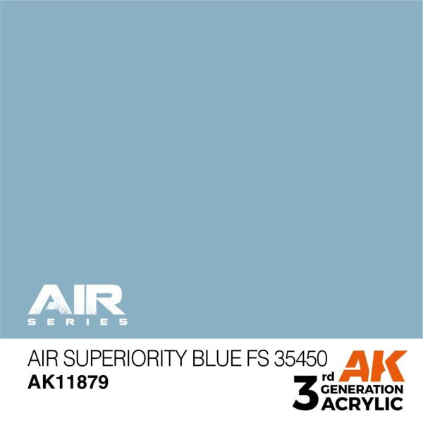 AK 11879 17 ml. Air Superiority Blue FS 35450, Aircraft Serisi 3GEN Akrilik Model Boyası