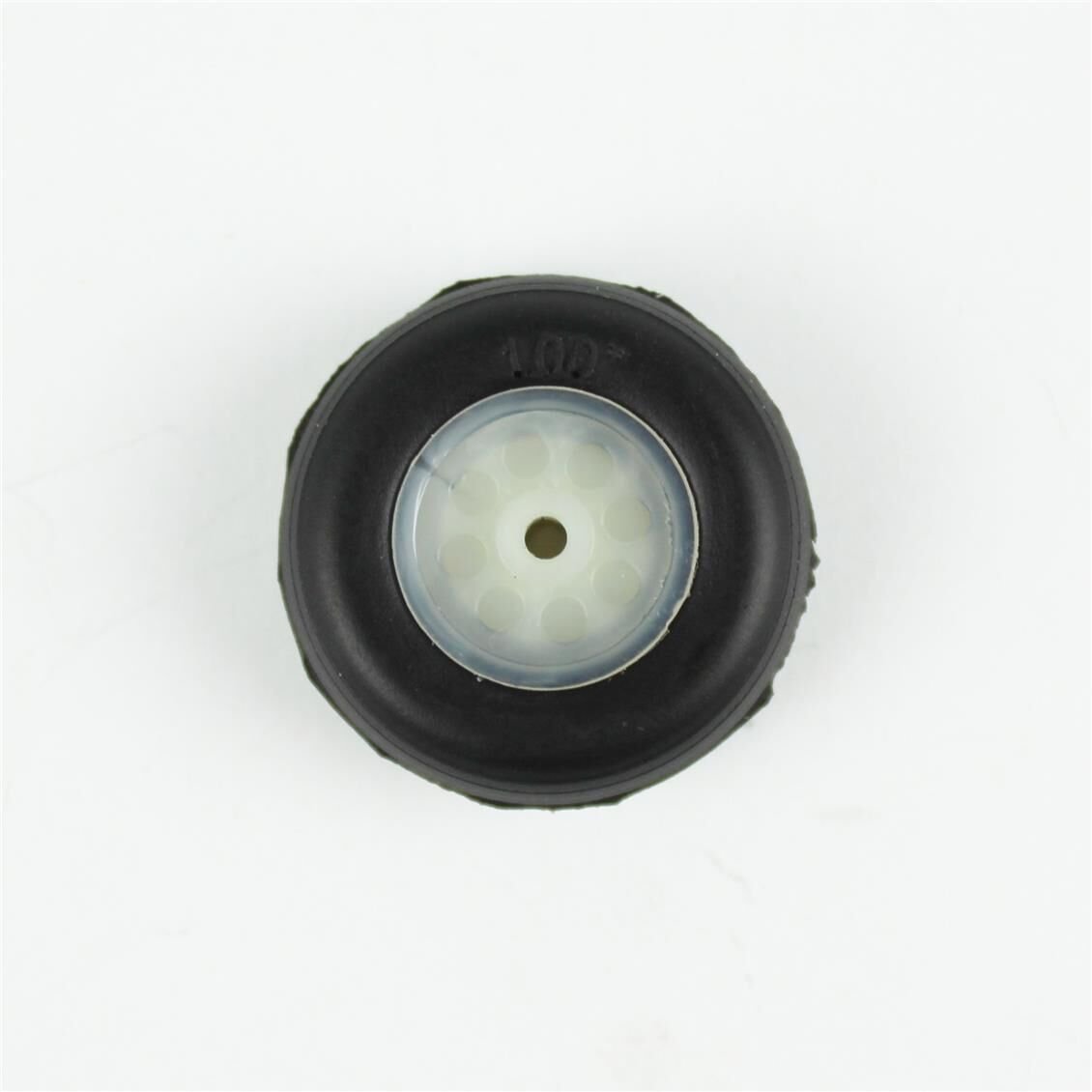 Haoye HY006-03301 PU Lastikli, Plastik Jantlı Tekerlek, (1'') 25mm.× Göbek 2mm.× Genişlik 12mm., 2.2 gr, 2 Adet