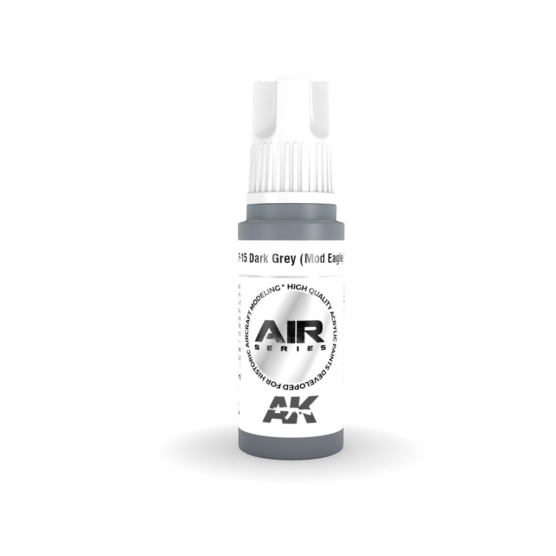 AK 11883 17 ml. F-15 Dark Grey (Mod Eagle) FS 36176, Aircraft Serisi 3GEN Akrilik Model Boyası