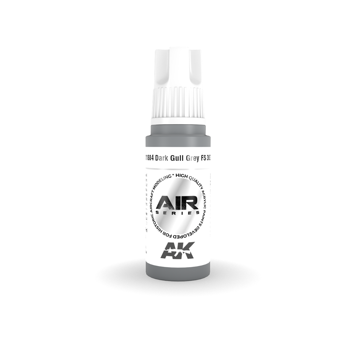 AK 11884 17 ml. Dark Gull Grey FS 36231, Aircraft Serisi 3GEN Akrilik Model Boyası