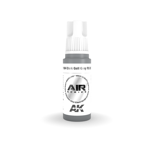 AK 11884 17 ml. Dark Gull Grey FS 36231, Aircraft Serisi 3GEN Akrilik Model Boyası