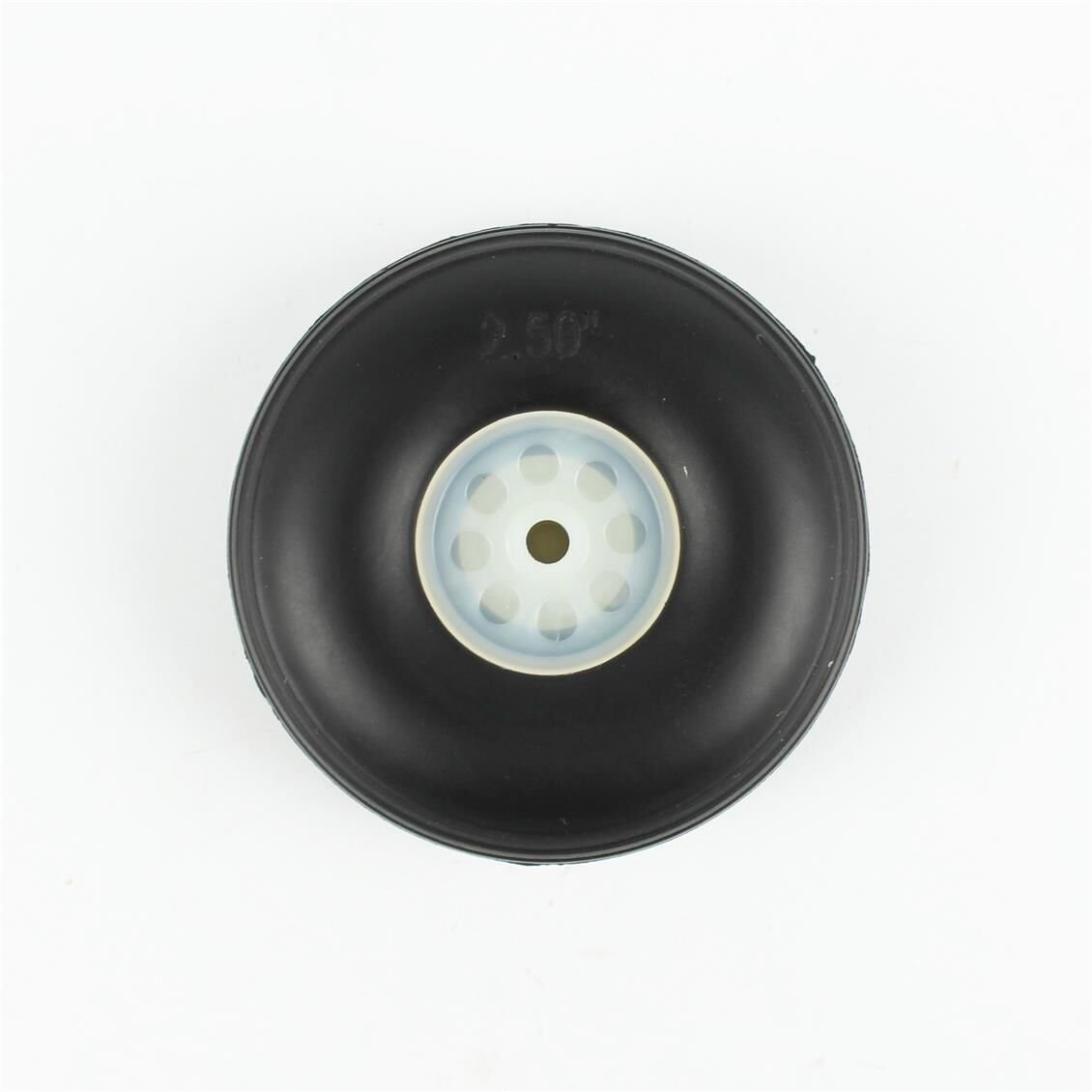 Haoye HY006-03307 PU Lastikli, Plastik Jantlı Tekerlek, (2.5'') 60mm.× Göbek 4mm.xGenişlik 24mm., 17 gr, 2 Adet