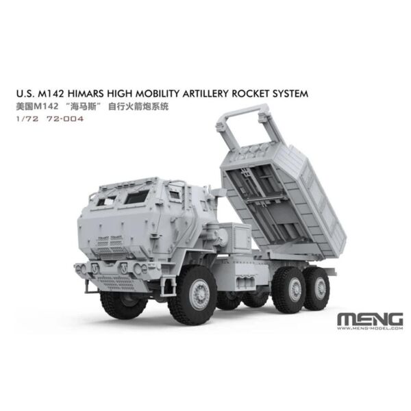 Meng 72-004 1/72 Ölçek, U.S. M142 HIMARS Yüksek Hareket Kabiliyetli Topçu Roket Sistemi,Plastik Model Kiti