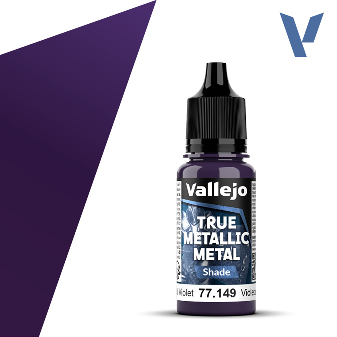Vallejo 77149 18 ml. Celestial Violet, Shade, True Metallic Metal (TMM) Serisi Model Boyası