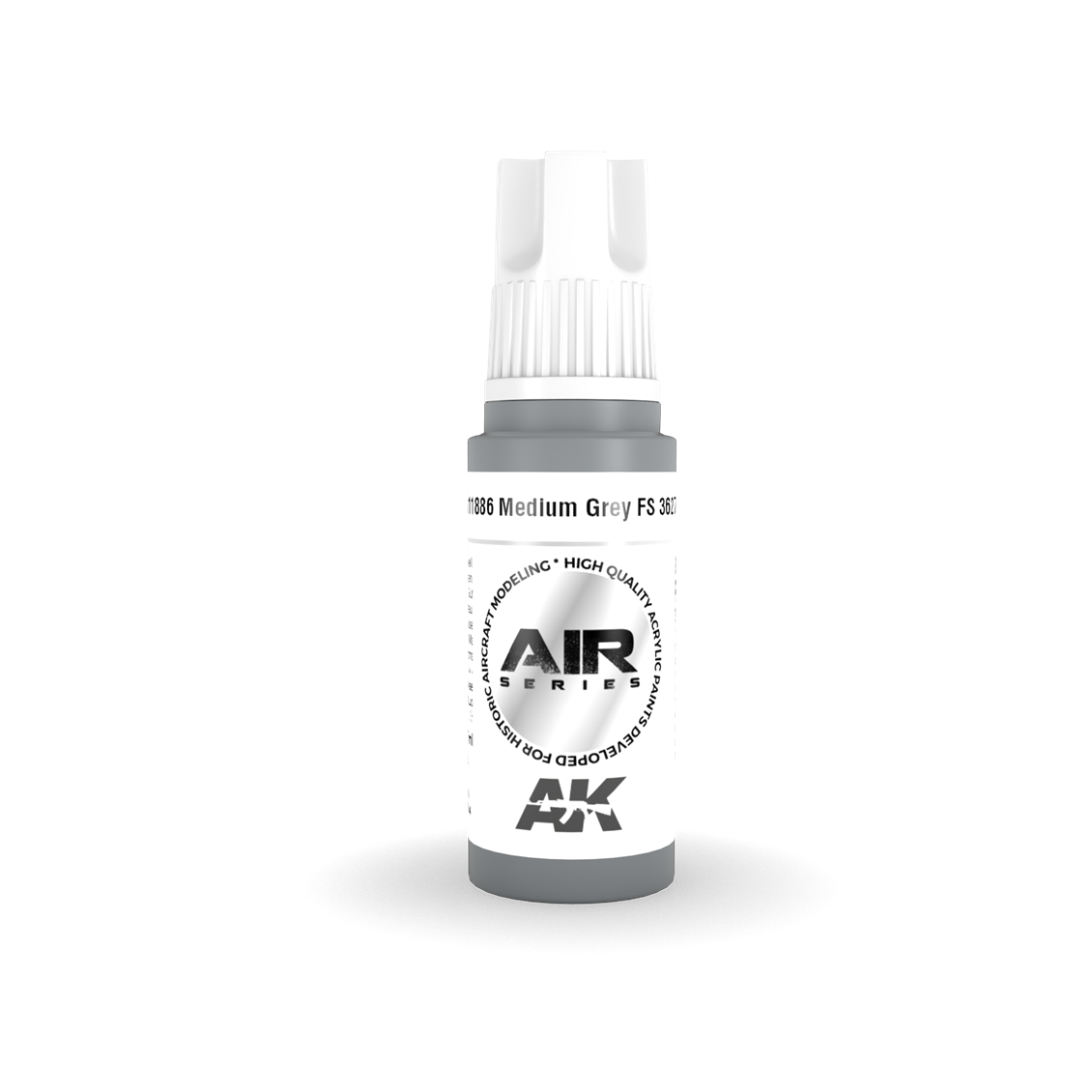 AK 11886 17 ml. Medium Grey FS 36270, Aircraft Serisi 3GEN Akrilik Model Boyası