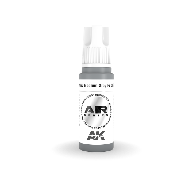 AK 11886 17 ml. Medium Grey FS 36270, Aircraft Serisi 3GEN Akrilik Model Boyası