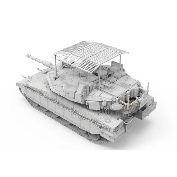 Meng TS-056 1/35 Ölçek, Israil Ana Muharebe Tankı, Merkava Mk.4M (Roof-Mounted Slat Armor), Plstik Model Kiti