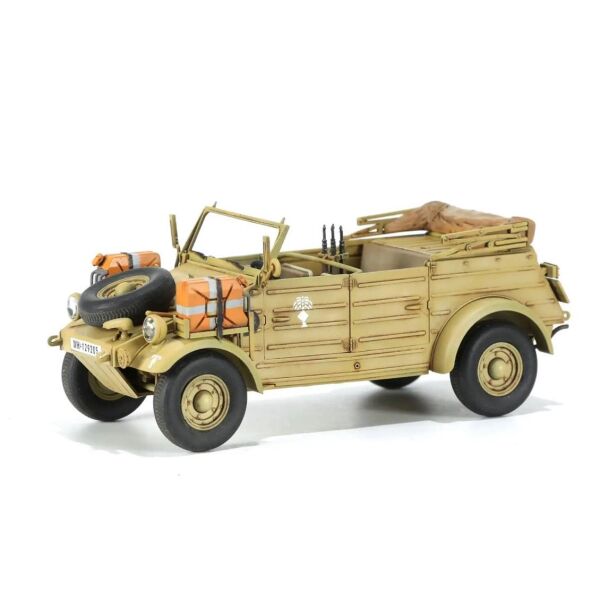 1/35 German Pkw.K1 Kübelwagen Type 82 (North Africa), Plastik Model Kiti
