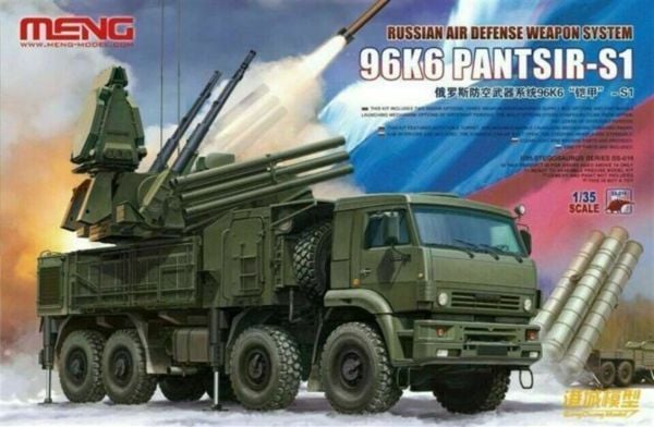 Meng SS-016 1/35 Ölçek, Rus 96K6 Pantsir-S1 Hava Savunma Sistemi, Plastik Model kiti