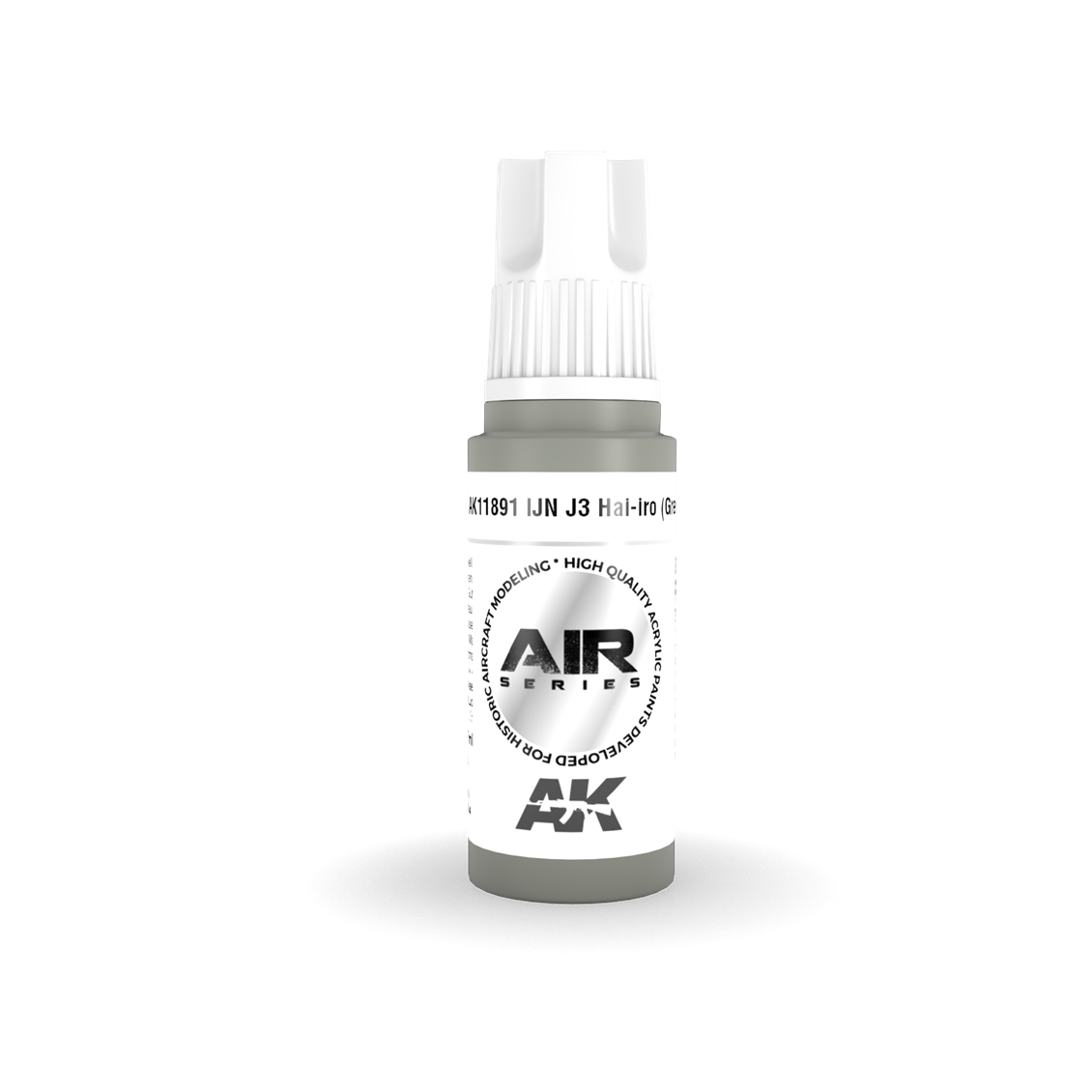AK 11891 17 ml. IJN J3 Hai-iro (Grey), Aircraft Serisi 3GEN Akrilik Model Boyası
