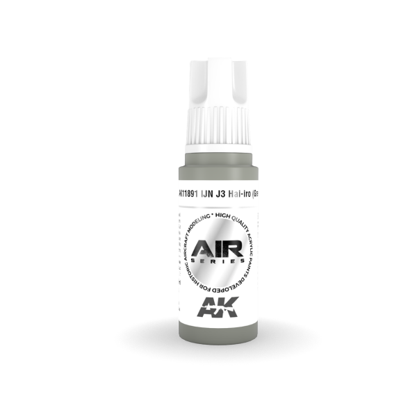 AK 11891 17 ml. IJN J3 Hai-iro (Grey), Aircraft Serisi 3GEN Akrilik Model Boyası